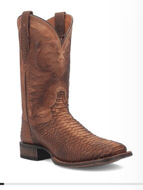 Dan Post KA Faux Python Print Leather Boots